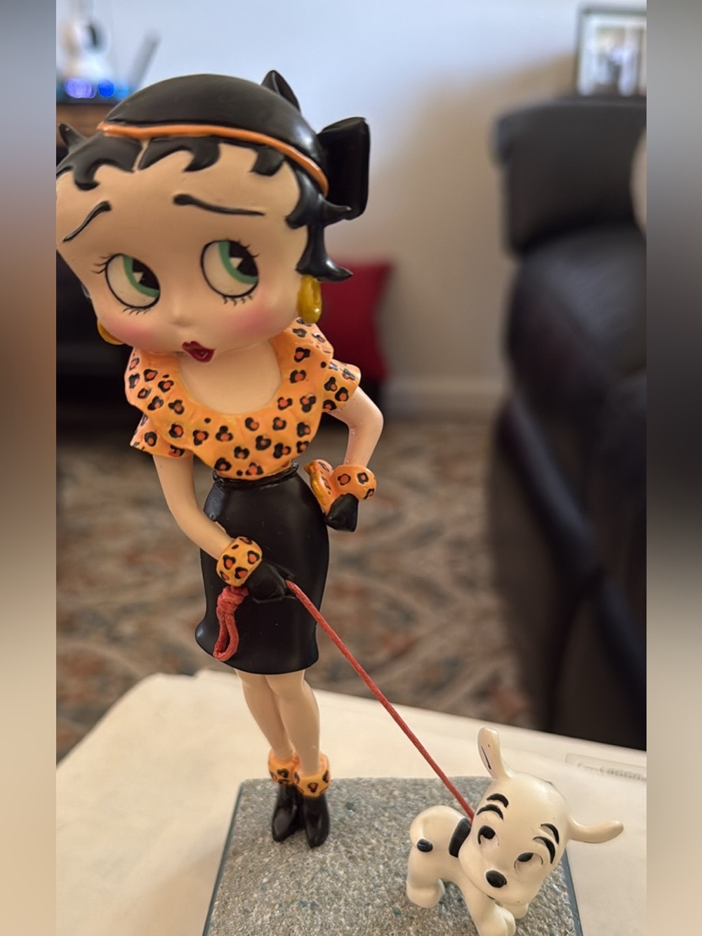 Betty Boop Black and Gold Collector Figurine